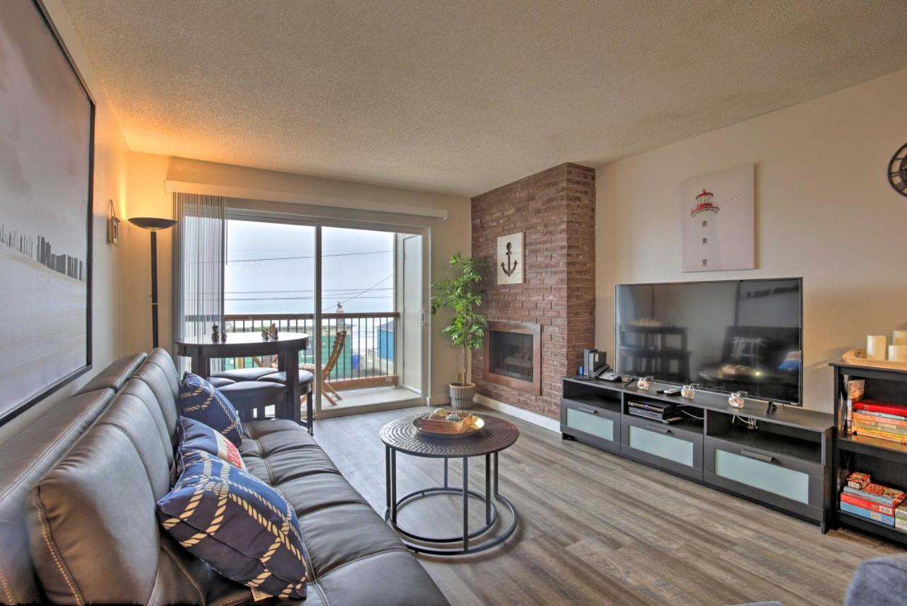 Seas The Day Lincoln City Condo Steps From Beach Extérieur photo